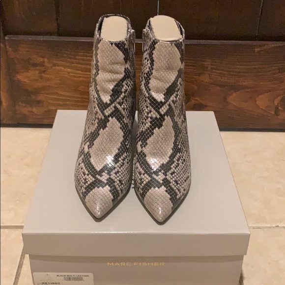 Marc Fisher Shoes - Marc Fisher Snake print booties